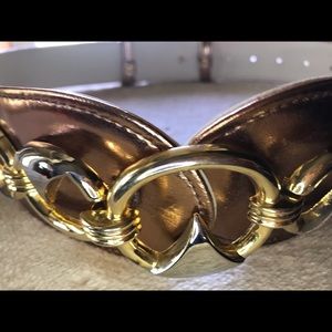 Copper/Gold/Silver Metallic Belt